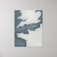 D-Day Operation überlagert Militärposter.