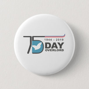 D-Day Overlord 1944 2019 Button