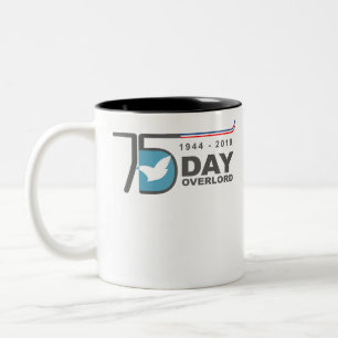 D-Day Overlord 1944 2019 Gedenkfeiern 75 Zweifarbige Tasse