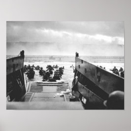 D-Day Poster - Omaha Beach
