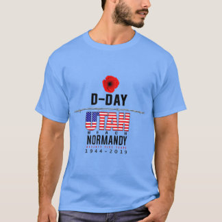 D Day Utah Beach Jahrestag T-Shirt