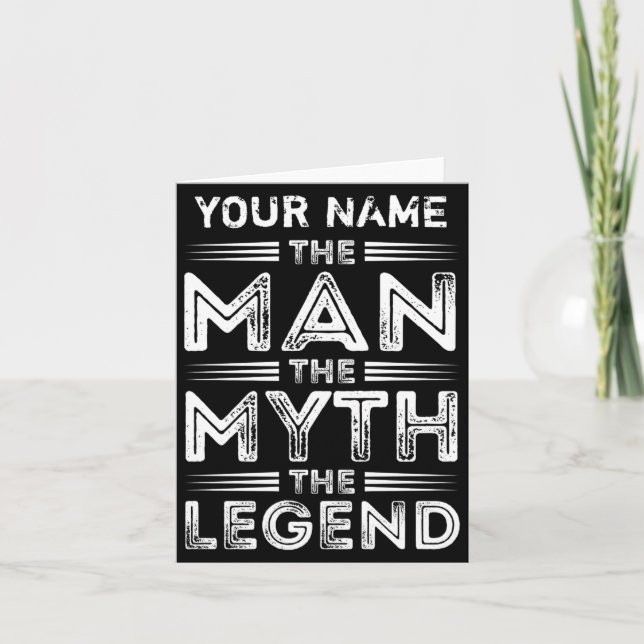 D Der Mann Der Mythos Die Legende  Karte (Vorderseite)
