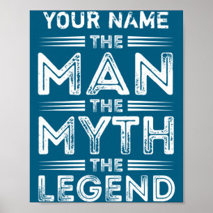 D Der Mann Der Mythos Die Legende  Poster