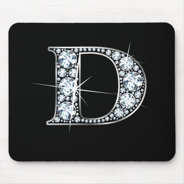 D-"Diamant Bling" Druck Mousepad (Vorne)