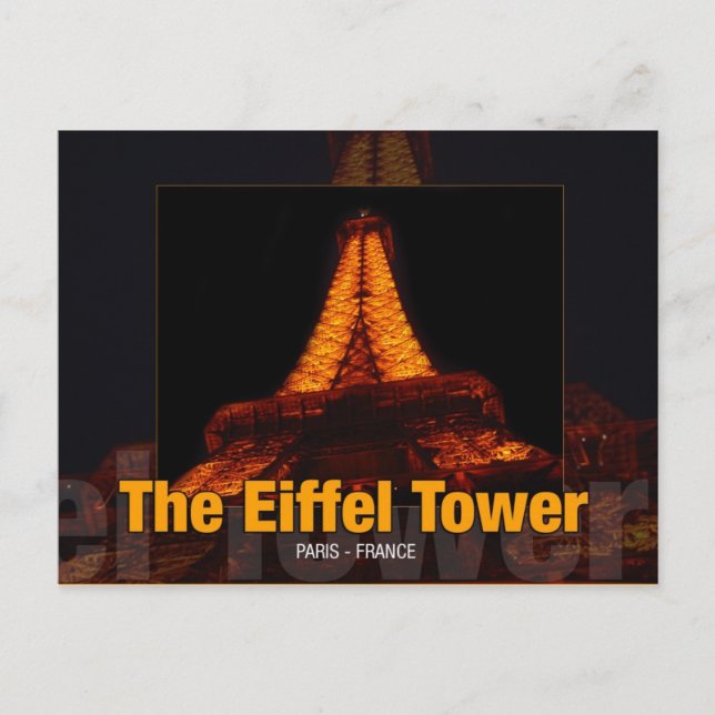 D-Eiffel-Turm Postkarte (Vorderseite)