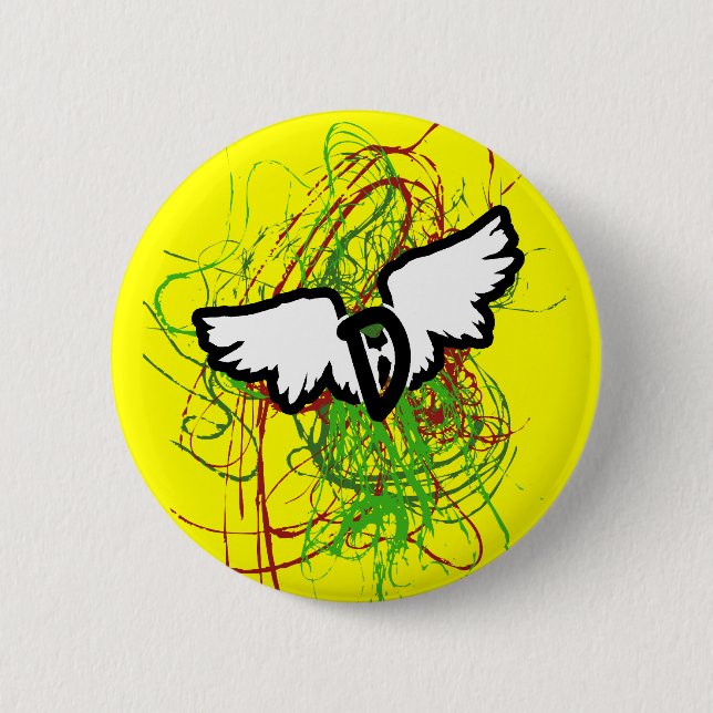 D-Flügel Strudel Button (Vorderseite)