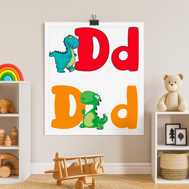 D For Dinosaur Poster (Von Creator hochgeladen)