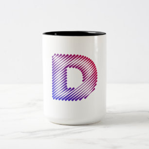 D FÜR DONALD ZWEIFARBIGE TASSE