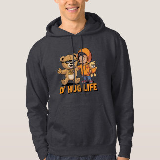D’ Hug Life Funny Teddy Bären Gangster Hoodie. Hoodie
