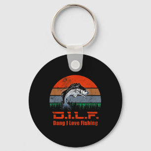 D.i.l.f. - Verdammt, ich liebe Angeln _ Lustiger A Schlüsselanhänger