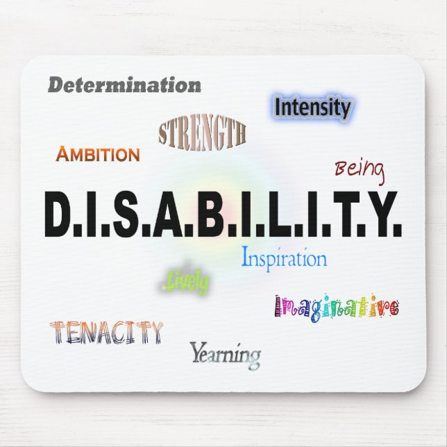 D.I.S.A.B.I.L.T.Y. MOUSEPAD (Vorne)