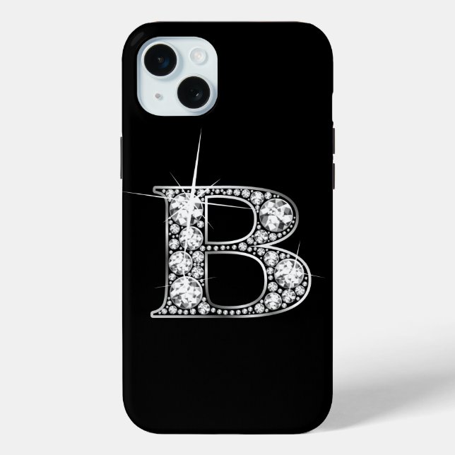 D Imitate Diamond Monogram Case-Mate iPhone Hülle (Rückseite)