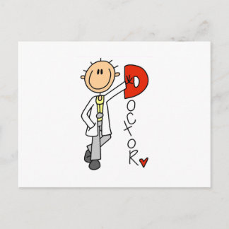D ist für Ärzte Postkarte