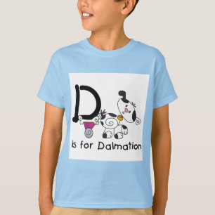 D ist für Dalmation T - Shirts und Geschenke
