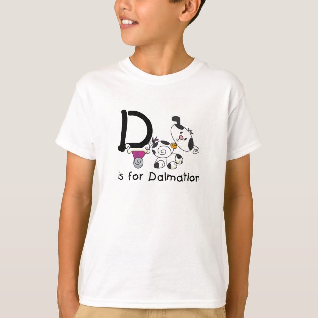 D ist für Dalmation T - Shirts und Geschenke (Vorderseite)