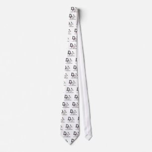 D ist für Dalmation T-Shirts und Geschenke Krawatte