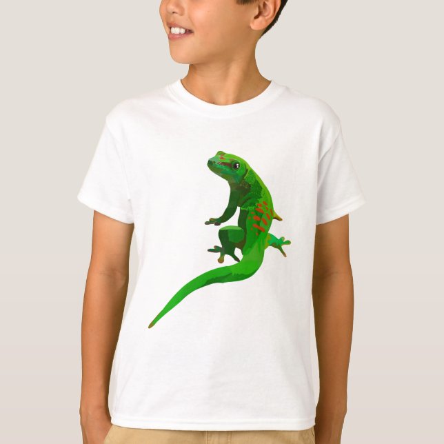 D ist für Day Gecko T-Shirt (Vorderseite)