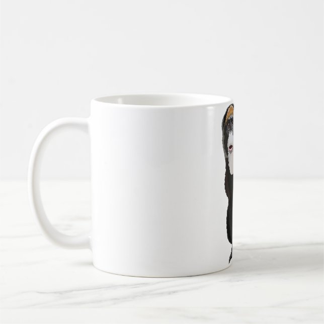 D ist für De Brazzas Affen Kaffeetasse (Links)