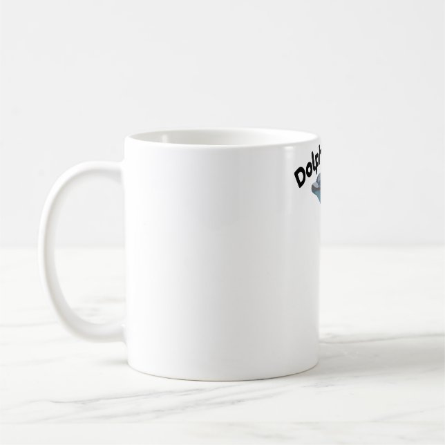 D ist für Delphin Keeper Kaffeetasse (Links)