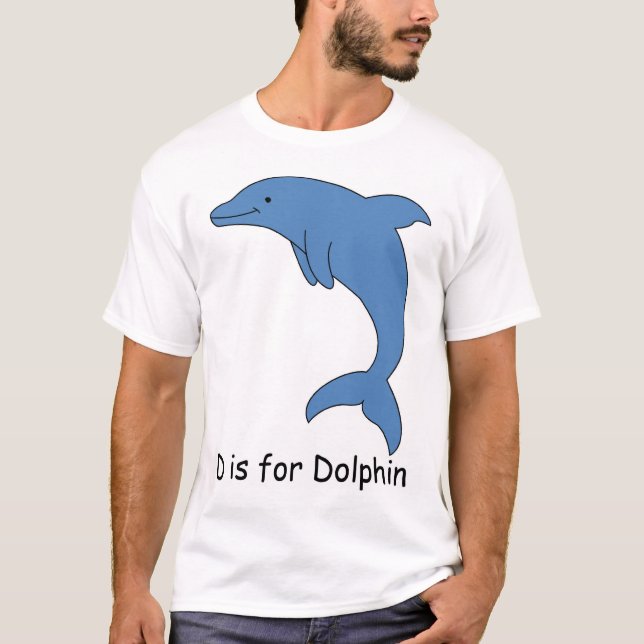 D ist für Delphin T-Shirt (Vorderseite)
