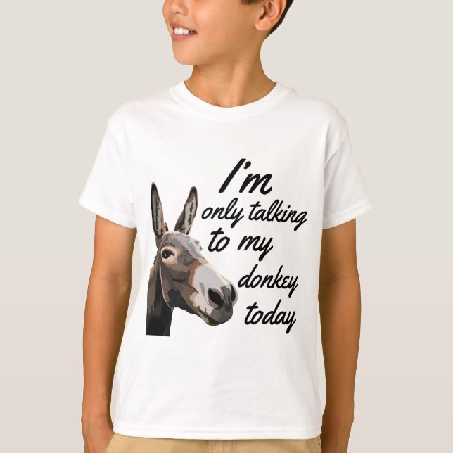 D ist für den Donkey T-Shirt (Vorderseite)
