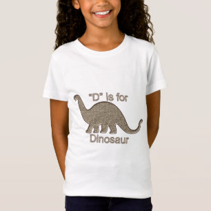 D ist für Dinosaurier T-Shirt