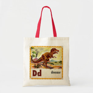 D ist für Dinosaurier Tragetasche