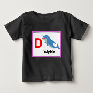 D ist für Dolphin Baby T-shirt