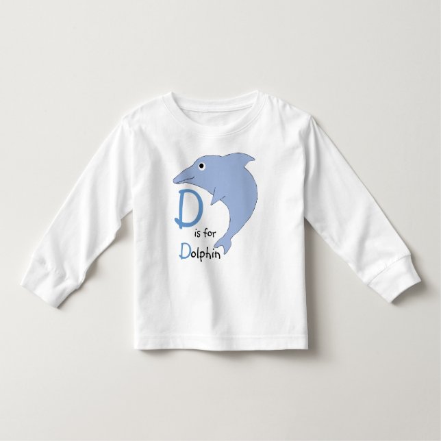 D ist für Dolphin T Shirt (Vorderseite)