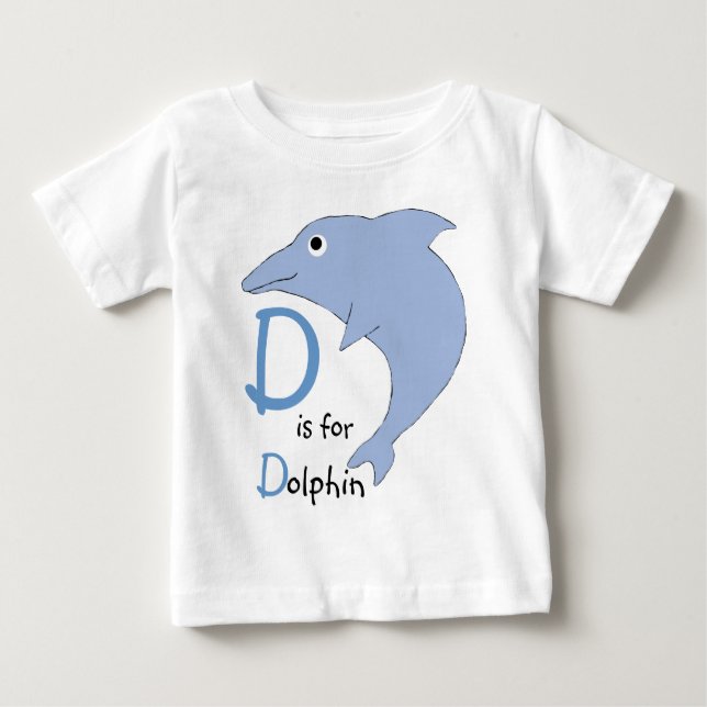 D ist für Dolphin T Shirt (Vorderseite)