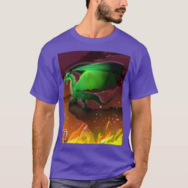 D ist für Dragon T-Shirt (Vorderseite)