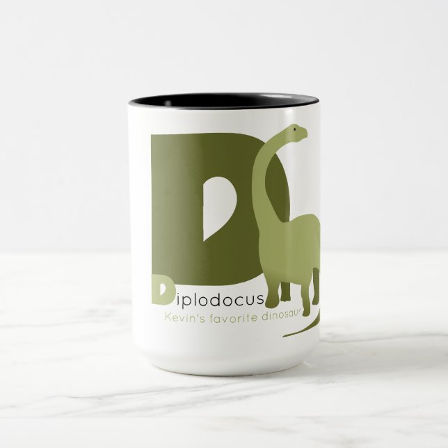 D like Diplodocus Mug Tasse (Zentrum)