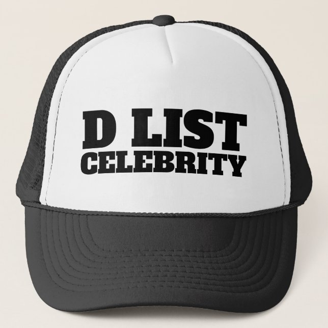 D-LIST-PROMINENTER TRUCKERKAPPE (Vorderseite)