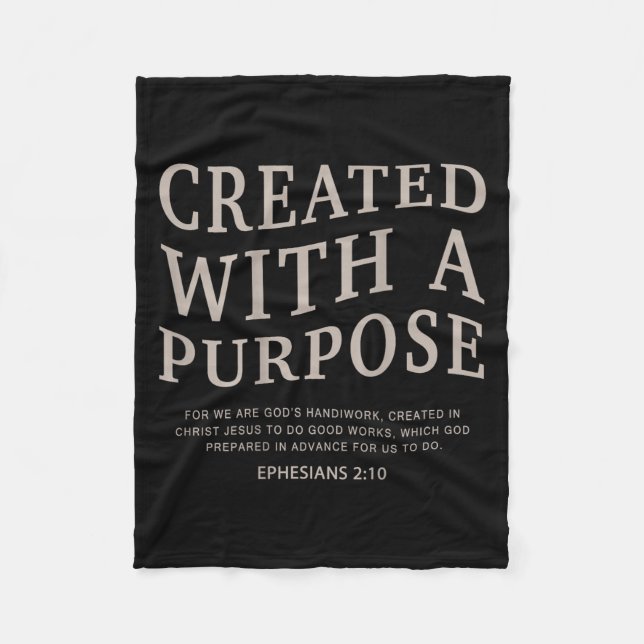 D mit einer Handtasche Niedlichen Christlichen Tee Fleecedecke (Vorderseite)