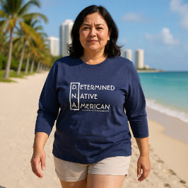 D.N.A - Festgestellter Indianerstaat Tri-Blend Shirt