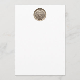 D.O.D Regierungs-Emblem Einladung