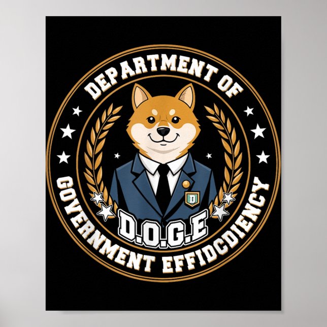 D.o.g.e Abteilung für Regierungseffizienz  Poster (Vorne)