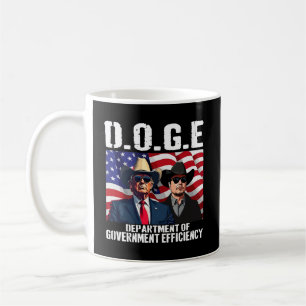 D.O.G.E. Department of Government Efficiency Kaffeetasse
