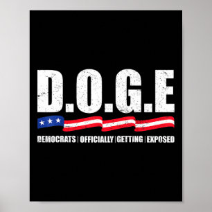 D.o.g.e Doge Ministerium für Regierungseffizienz T Poster