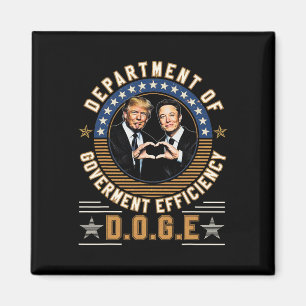 D.o.g.e Doge Ministerium für Regierungseffizienz U Magnet