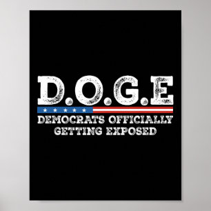D.o.g.e Doge Ministerium für Regierungseffizienz U Poster