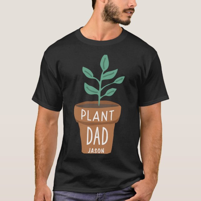 D Plant Dad Gardening  T-Shirt (Vorderseite)