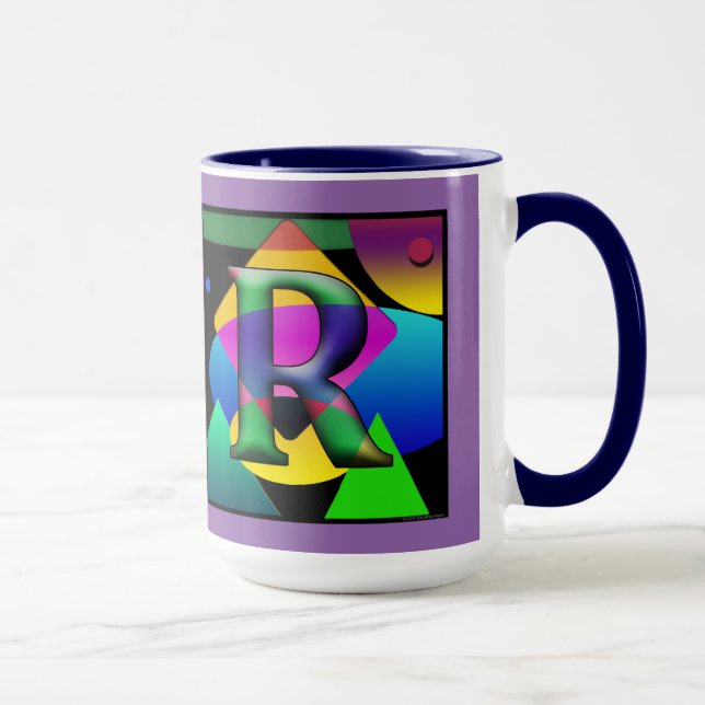 D & R Monogram Cofee-Tasse Tasse (Rechts)