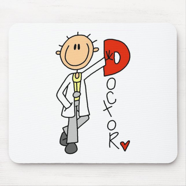 D steht für Doktor Mousepad (Vorne)