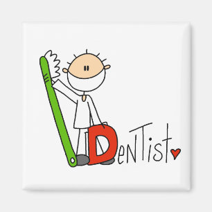 D steht für Zahnarzt Magnet