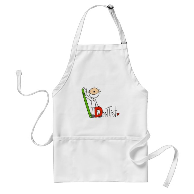 D steht für Zahnarzt Schürze (Vorne)