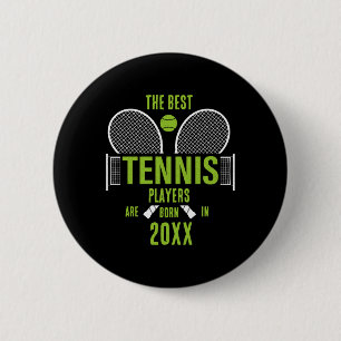D Tennis Geburtsjahr Name Geburtstag Button