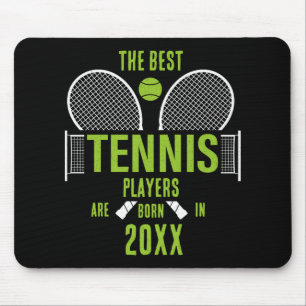 D Tennis Geburtsjahr Name Geburtstag Mousepad