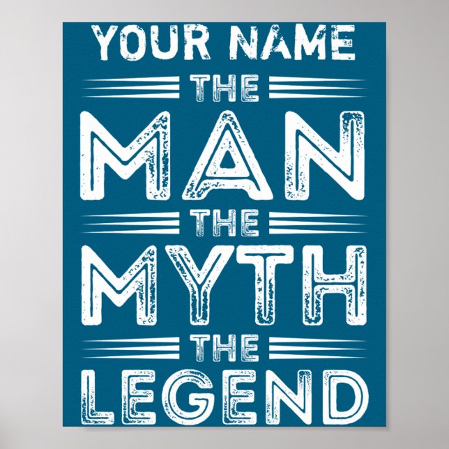 D The Man The Myth The Legend  Poster (Vorne)
