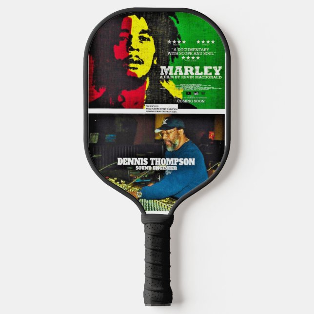 D THOMPSON Pickleball Paddle: Schwarz, Abdeckung:  Schläger (Vorderseite)